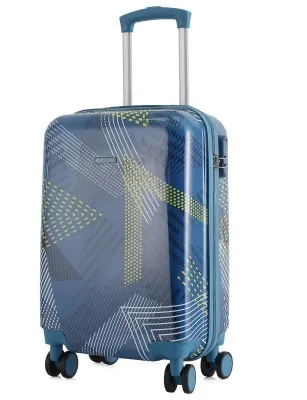 Валіза Semi Line 20" (S) Blue Pattern (T5652-1)