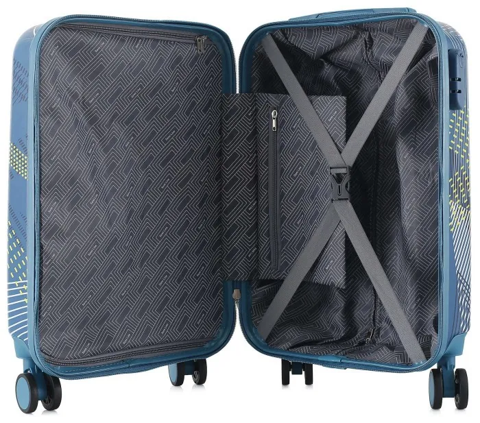 Валіза Semi Line 20" (S) Blue Pattern (T5652-1)