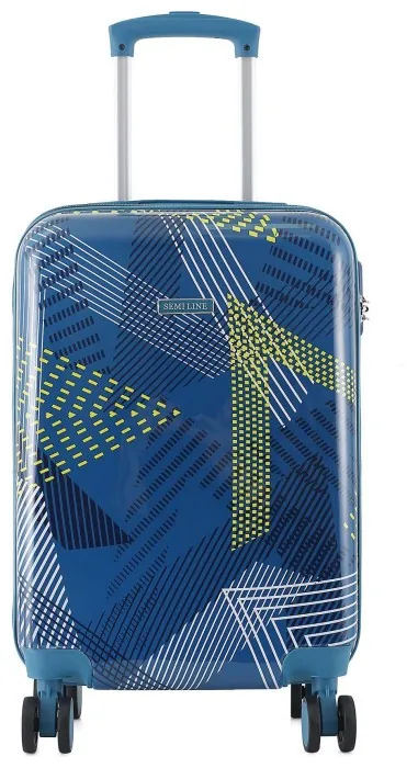 Валіза Semi Line 20" (S) Blue Pattern (T5652-1)