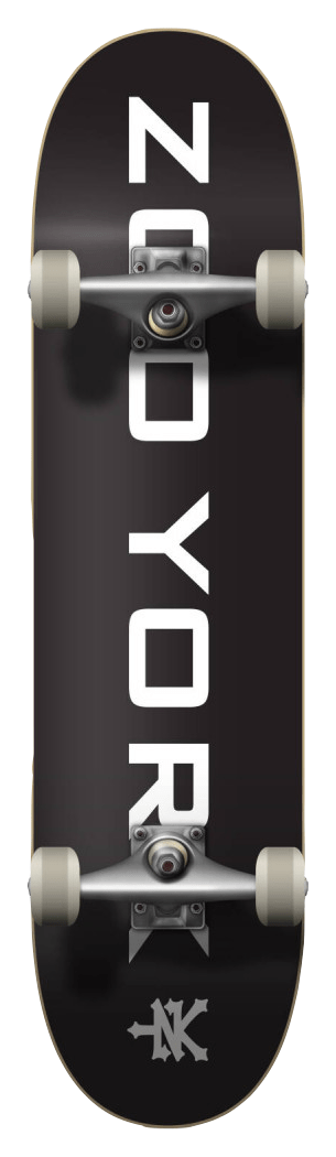 Zoo York Скейтборд Logo Block Complete (8" - Black/White)