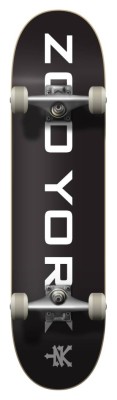 Zoo York Скейтборд Logo Block Complete (8" - Black/White)