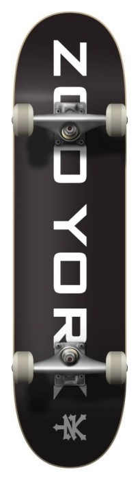 Zoo York Скейтборд Logo Block Complete (8" - Black/White), укр, укр