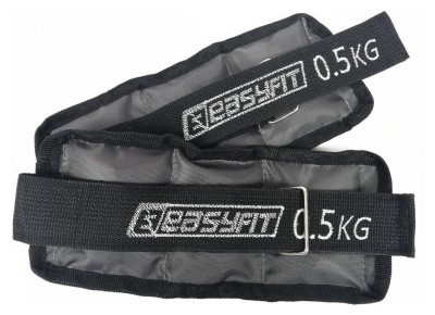 Утяжелители для ног и рук с металлом EasyFit Metal 0,5 кг (пара)