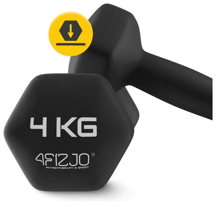 Гантелі вінілові 4FIZJO Classic 2 x 4 кг (P-5907739312792)