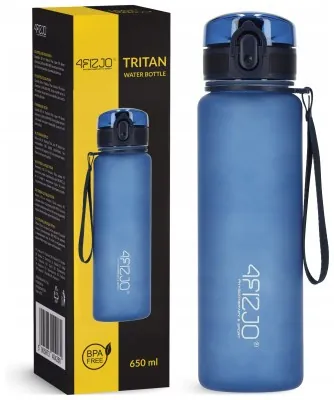 Пляшка для води спортивна 4FIZJO 650 мл Blue (P-5905973403740)