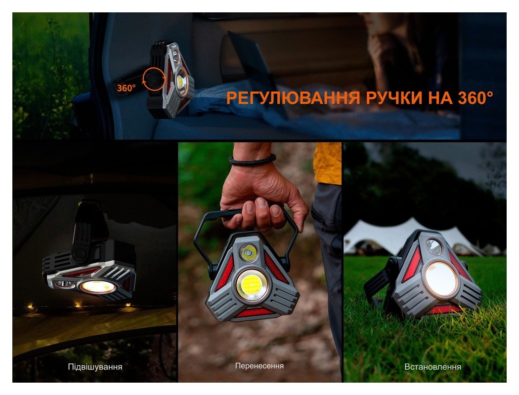 Ліхтар кемпінговий Fenix CP50R, укр, укр