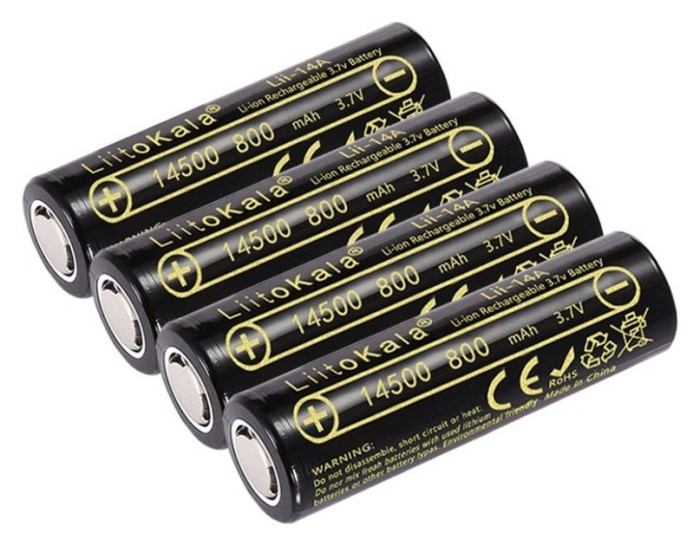 Аккумулятор LiitoKala Lii-14A 14500 800mah battery