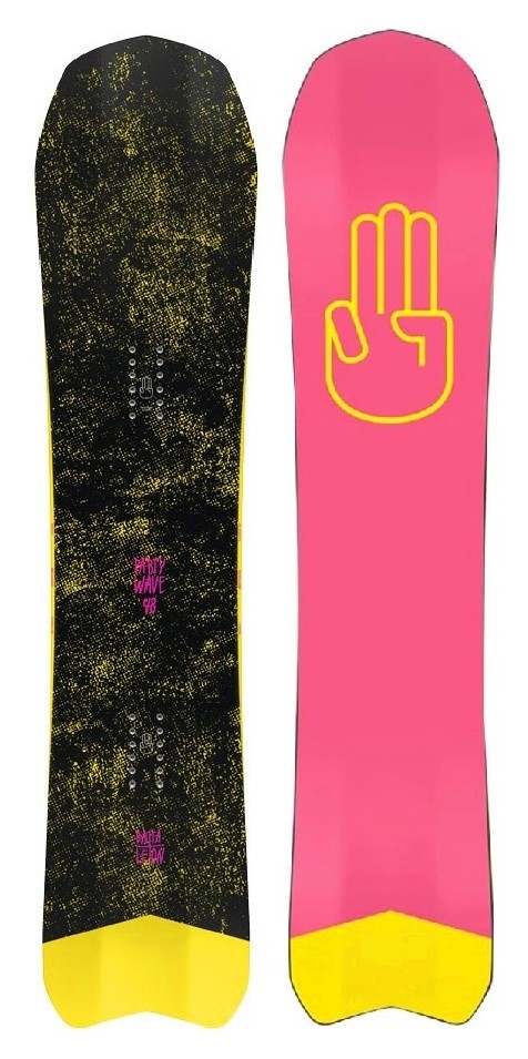 Сноуборд Bataleon PARTY WAVE 151 Black/Pink/Yellow (BA.21.10.PW) O
