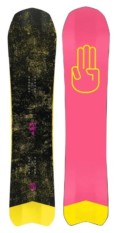 Сноуборд Bataleon PARTY WAVE 151 Black/Pink/Yellow (BA.21.10.PW) O (151 см black, pink, yellow)