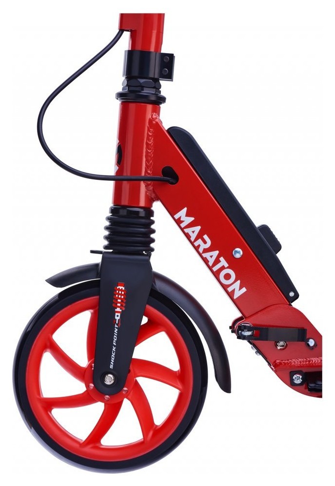 самокат Maraton LEADER (Бирюзовый), укр, укр