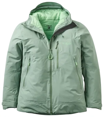Женская теплая мембранная куртка Rab Xenon Shield Jacket Wmns, Dark Fig Green, 10
