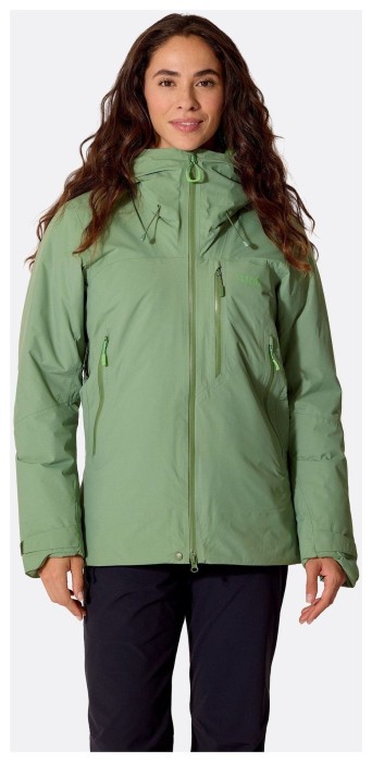 Женская теплая мембранная куртка Rab Xenon Shield Jacket Wmns, Dark Fig Green, 10