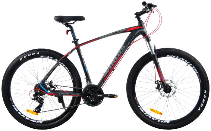 Велосипед 27,5 MTB AL "DALLAS", Черно-красный