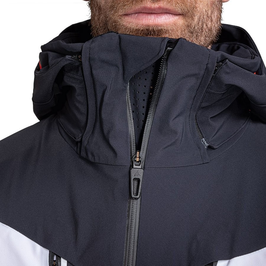 Куртка мужская утепленная Schoeffel SKI JACKET SCALOTTAS M 48 Black/white 9990 (10-23370-WRH)