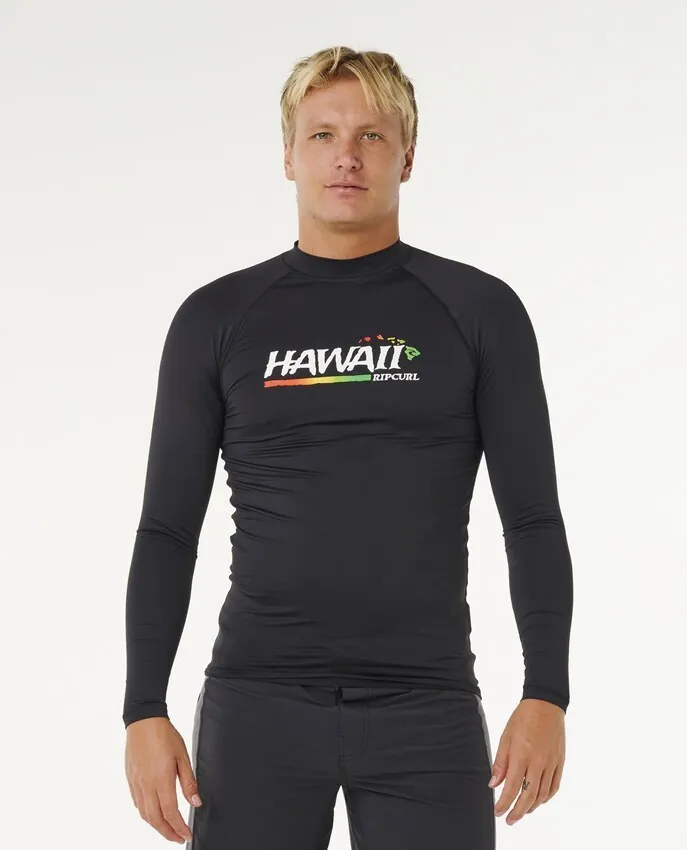 Гідромайка Rip Curl ( 176MRV ) HAWAII GRITTY UPF PER L/S 2026 (Чорний, L)