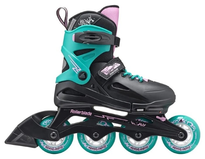 Ролики Rollerblade Fury black-sea green