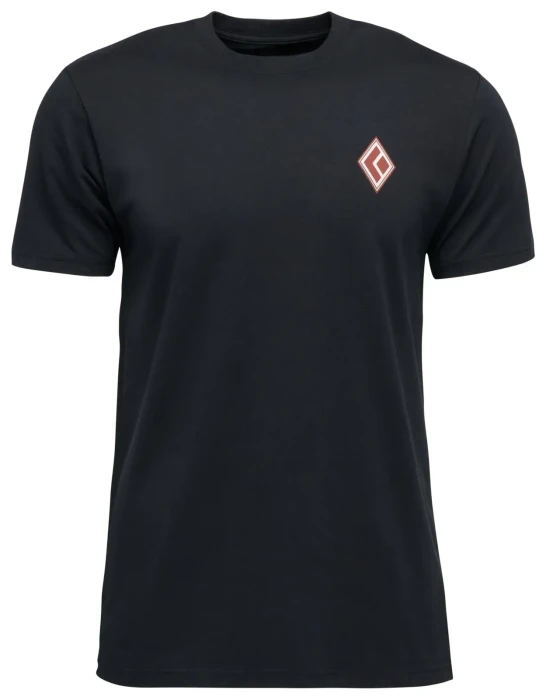 Мужская футболка Black Diamond M Heritage Alpinist SS Tee, Black, L
