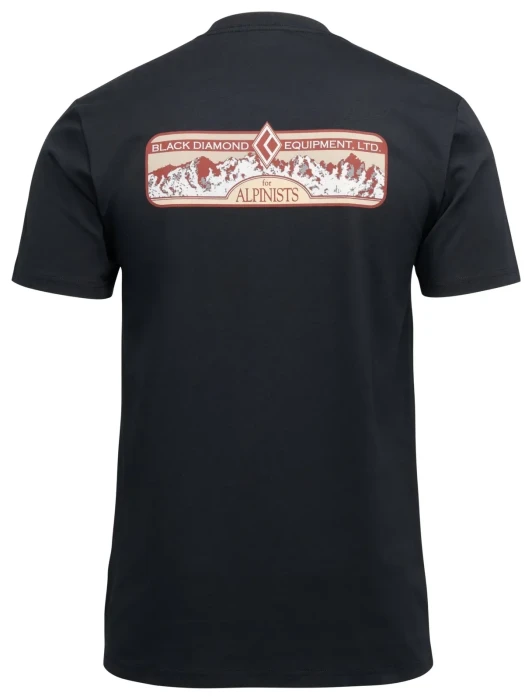 Мужская футболка Black Diamond M Heritage Alpinist SS Tee, Black, L