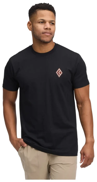Мужская футболка Black Diamond M Heritage Alpinist SS Tee, Black, L