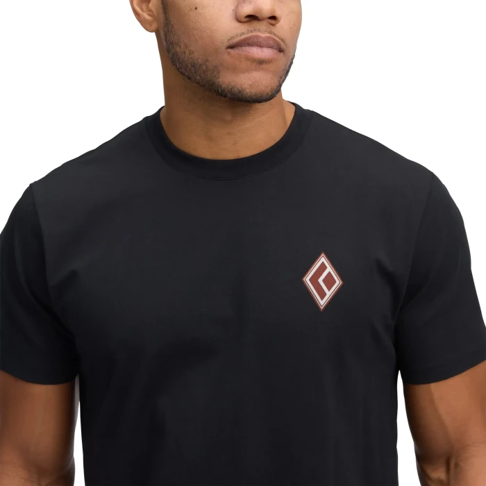 Мужская футболка Black Diamond M Heritage Alpinist SS Tee, Black, L