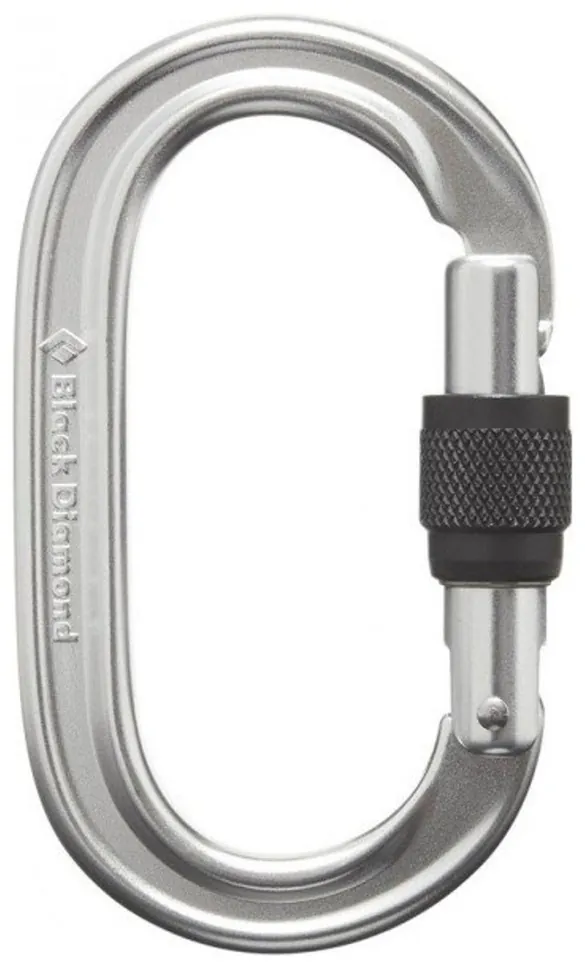 Карабін з муфтою Black Diamond Oval Keylock Screwgate Polished (SHM_BD 210084.POLS)