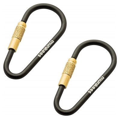 Munkees 3201 карабины Mini Link 3 мм x 48 мм 2-Pack black