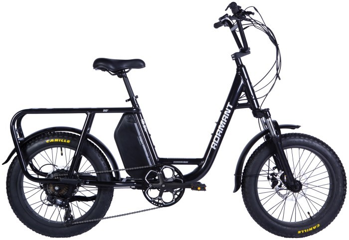 Велосипед с электроприводом 20" AL Dorozhnik eADAMANT DD FR рама-18,5" 48B 17.5А*ч 500Вт черный 2025