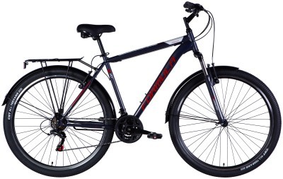 Велосипед ST 28" Formula MAGNUM DD FR рама-20,5" темно-серебристый с красным 2025