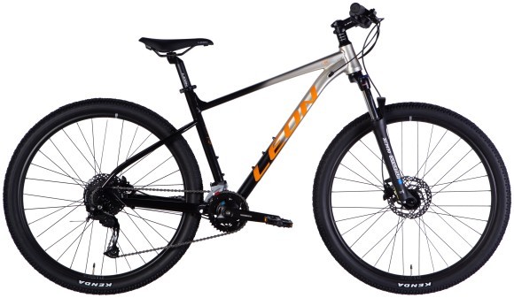 Велосипед AL 27,5" Leon XC 80 HDD рама-18" срiблястий з чорним 2025, укр