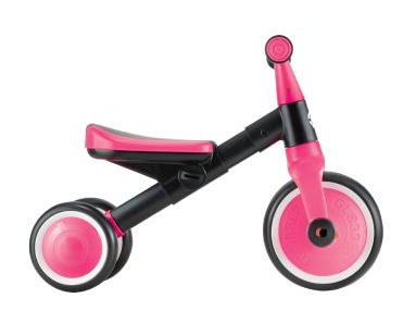 Велосипед дитячий GLOBBER серії LEARNING TRIKE 2в1, фуксія, до 20кг, 3 колеса, укр, укр