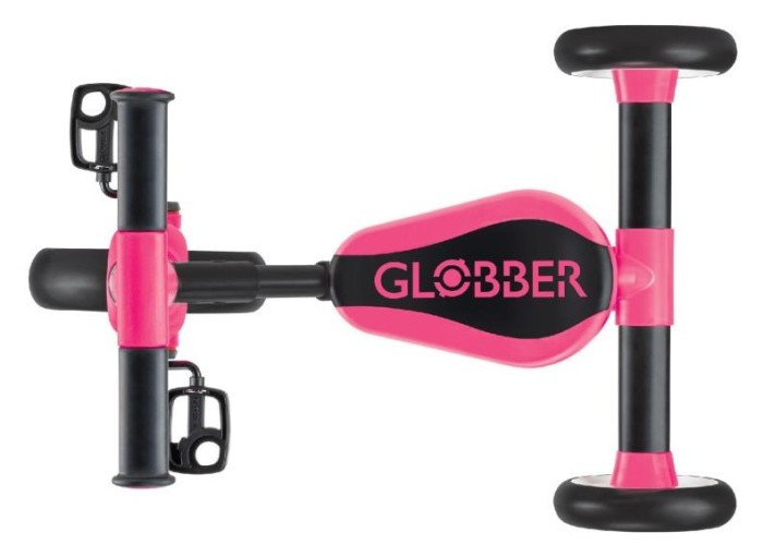 Велосипед дитячий GLOBBER серії LEARNING TRIKE 2в1, фуксія, до 20кг, 3 колеса, укр, укр