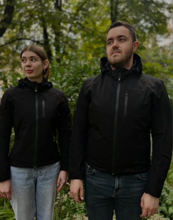 Мотокуртка SECA DISTRICT SOFTSHELL Black