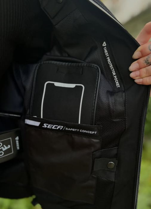 Мотокуртка SECA DISTRICT SOFTSHELL Black