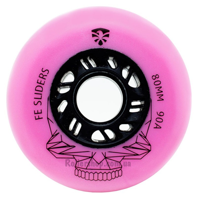 Колеса для роликових ковзанів Flying Eagle Sliders 90A 4 шт рожеві, укр, укр
