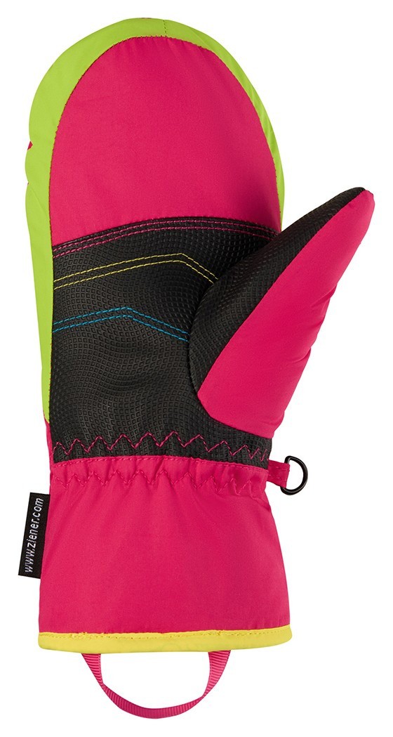 Ziener рукавиці лижні Lamilo Jr pop pink 3