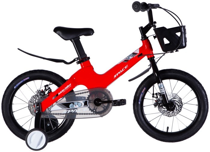 Велосипед MG 16" SPACE KID MOON DD рама-9" красный 2025
