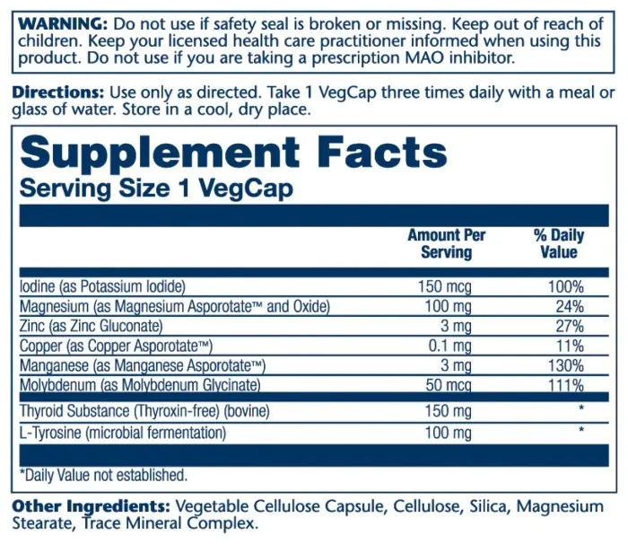 Thyroid Caps - 60 vcaps