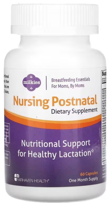 Milkies Nursing Postnatal Breastfeeding Multivitamin - 60 caps