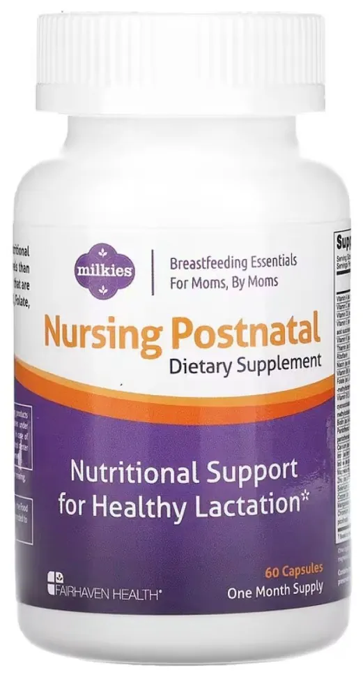 Milkies Nursing Postnatal Breastfeeding Multivitamin - 60 caps (DSN_2023-10-4761)