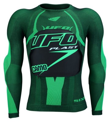 Куртка спортивная спортивная UFO CAMO UNDERSHIRT WITH PROTECTIONS XXL Green/black (PE02376)