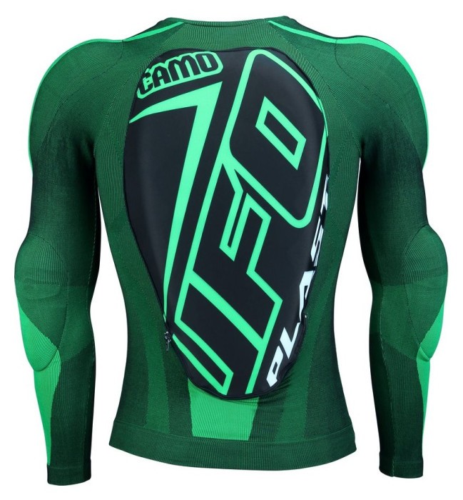 Куртка спортивная спортивная UFO CAMO UNDERSHIRT WITH PROTECTIONS XXL Green/black (PE02376)