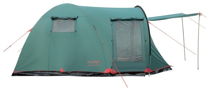 Палатка Tramp Anaconda 4 (v2) green UTRT-078