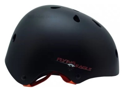 Детский шлем для роликовых коньков Flying Eagle Pro Skate Helmet черный