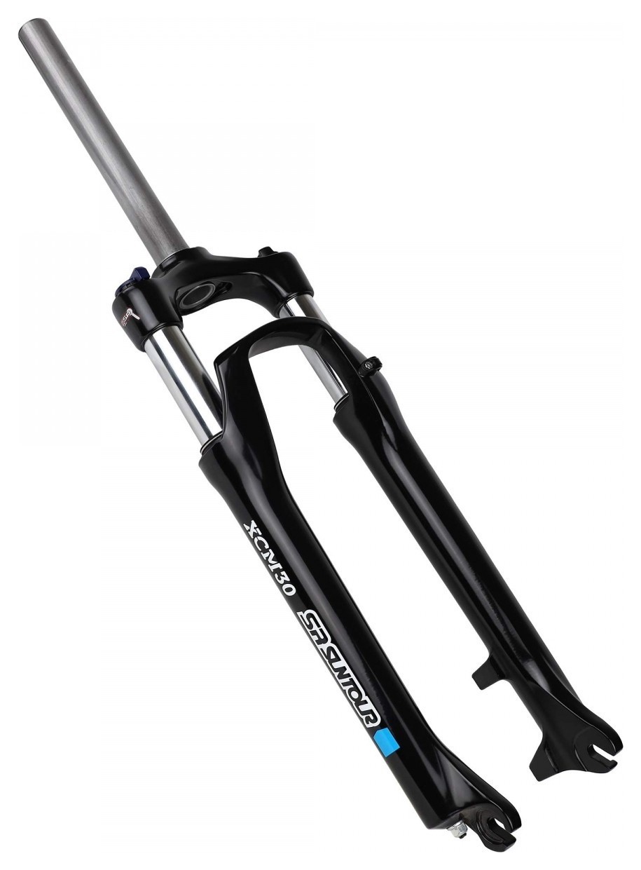 Вилка 26" б/різьб. 1-1/8" AL AM hydraulic lock out шток-260мм хід-100мм під диск. SUNTOUR XCM30-HLO-DS (чорний)