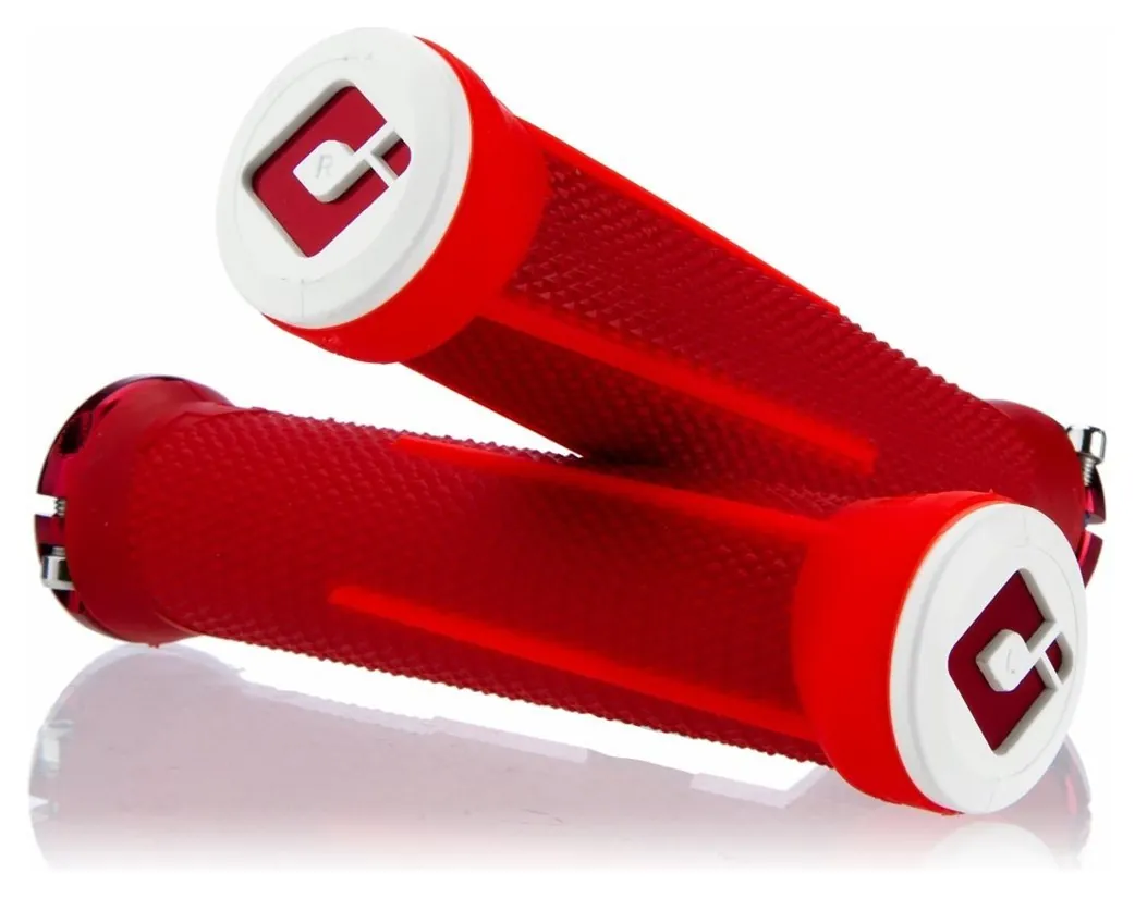 Гріпси ODI AG-1 Signature Red/Fire red w/ Red clamps (вогненно червоні з червоними замками) (OBOD_D35A1RF-R)