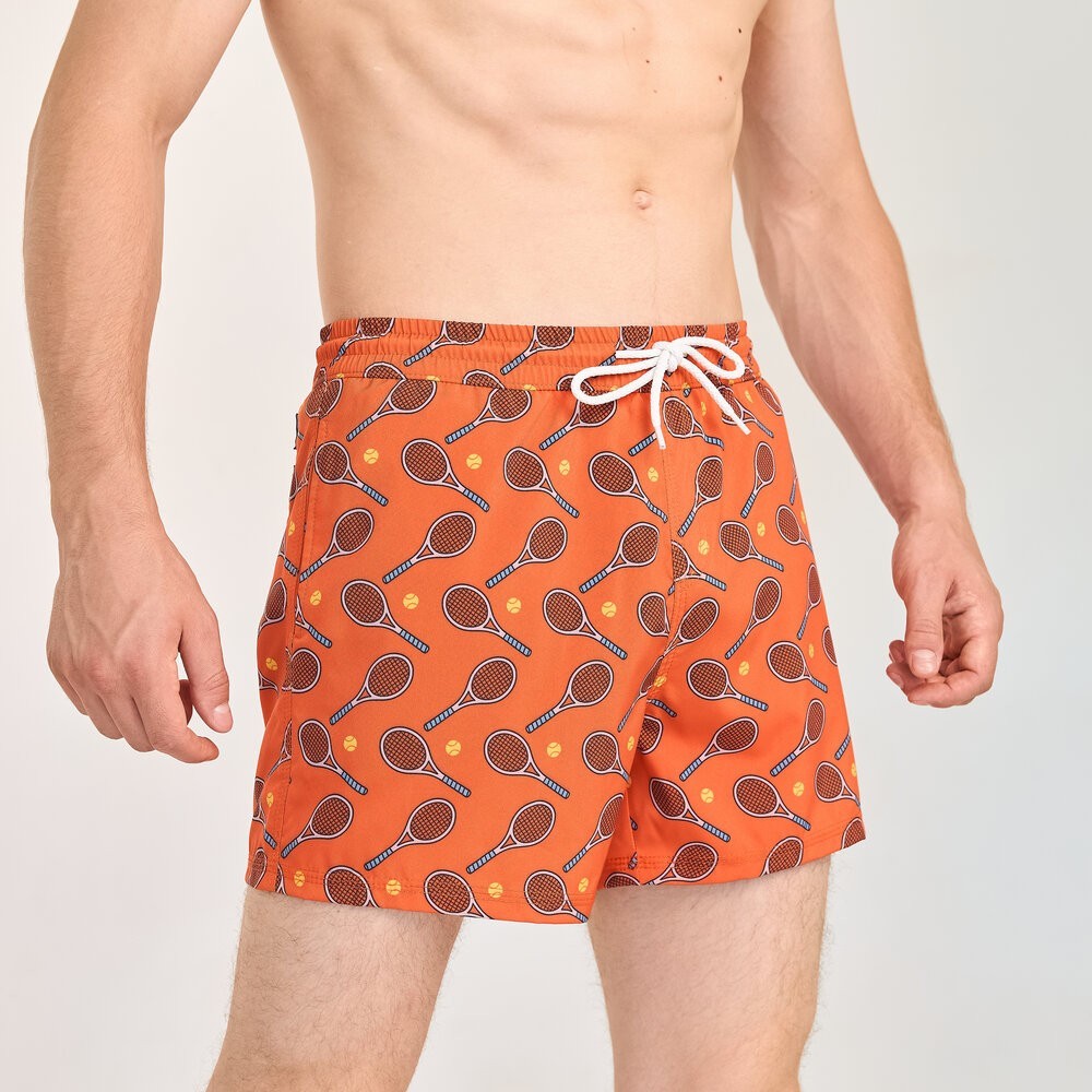 Принтовані чоловічі шорти для плавання Pobedov Pool day Тenis