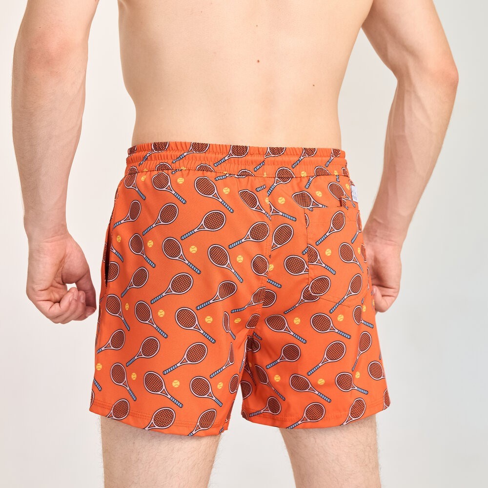 Принтовані чоловічі шорти для плавання Pobedov Pool day Тenis, укр, укр