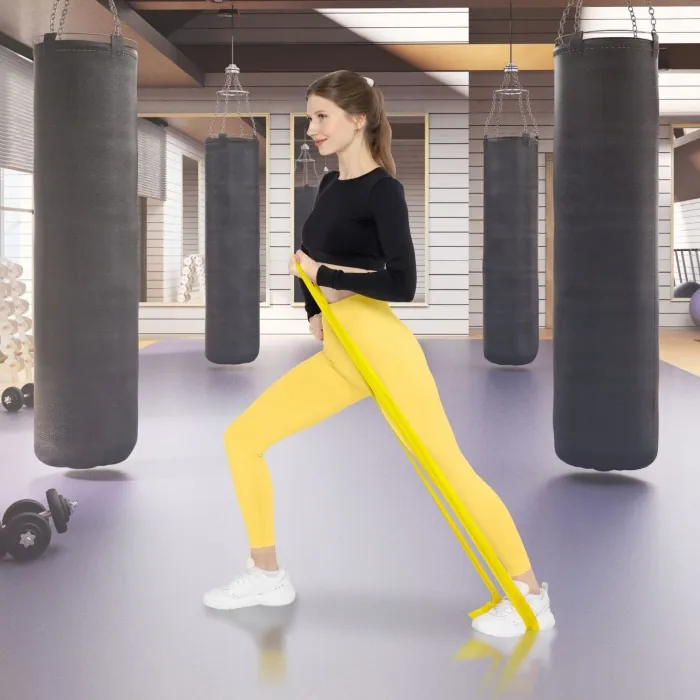 Лента-эспандер для спорта и реабилитации 4FIZJO Flat Band 30 м 1-2 кг Yellow (P-5907739311160)