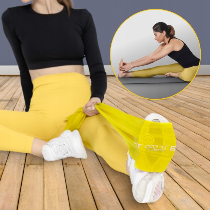 Лента-эспандер для спорта и реабилитации 4FIZJO Flat Band 30 м 1-2 кг Yellow (P-5907739311160)