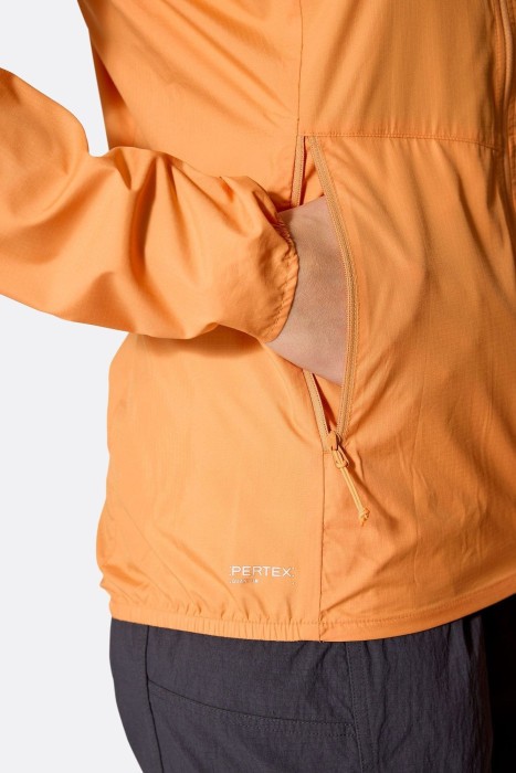 Вітровка жіноча Rab Windgather Hoody Wmns, Mulberry, 12